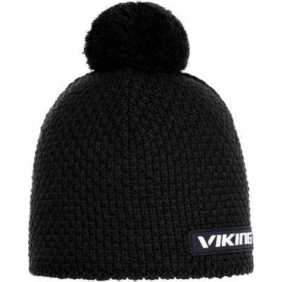 Зимняя шапка Viking Berg GWS | Шерсть мериноса и GORE-TEX Windstopper | Черный