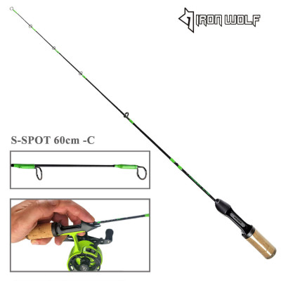 Winter rod Iron Wolf S-SPOT-C 60cm Hi Carbon 60cm