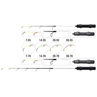 Žieminis Spiningėlis seliavoms AKARA Ice Jig Profi 70cm 7g Akara - 2