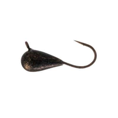 Oatmeal droplet with loop 4mm 0,95g Black