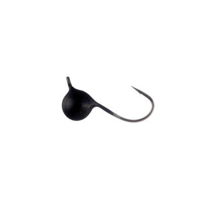 Oatmeal round with loop 3mm 0,23g black