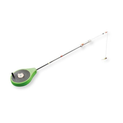 COMPLETE Winter fishing rod FINNEZ with whale, keeper and oats