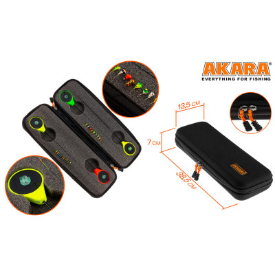 Holdall AKARA "Finezza" for winter rods (38,5x13,5x7 cm)