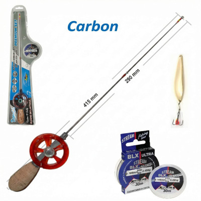 Ice Fishing Rod Combo FINNEX with Vertical Lure