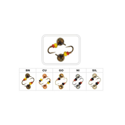 Auzu auzu kārta ar cilpu 4mm 0.65g vara (Nr.003) Akara - 1