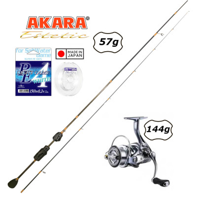 Akara Estetic 1,80cm 0,2-1g + Bearking Athena III + 0.2Pe line