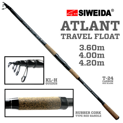 Rod Siweida ATLANT TRAVEL TELE FLOAT. 3.6m 60g.