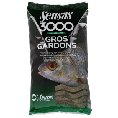 Bait Sensas 3000 Gros Gardons Fine Texture Black 1kg