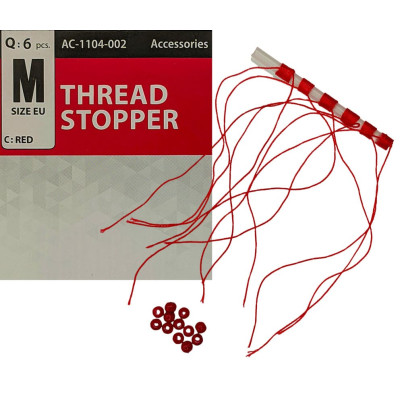 Stopknobs THREAD STOPPER RED M" 6pcs AC-1104-002