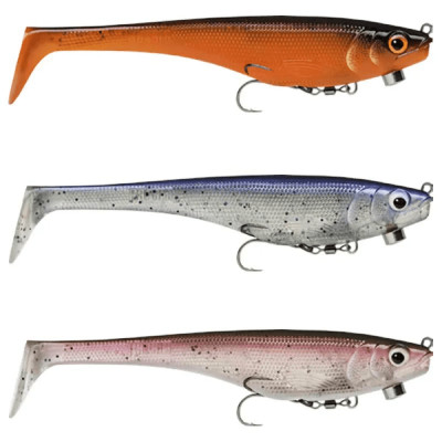 Soft Peto Prerigged 18cm BLG + magnetic hook holder & screw diver