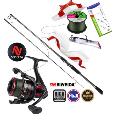 Набор "ИМКА И РЫБА". Siweida Samurai 210m 7-35g+ Nytro NTR 3000 + ПОДАРКИ