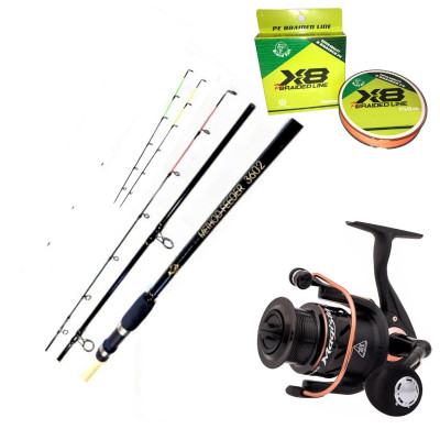 Feederio komplektas Atora Method 3,9m 150g + Akara Magista 6000 + Pintas valas