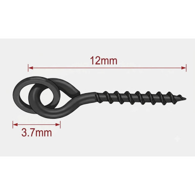 Atora bait-holding hook with a ring