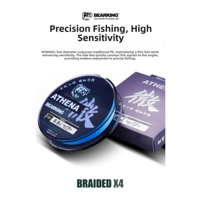 Bearking Braided Line PE Athena x4 150m