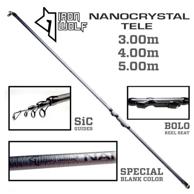 Удилище Iron Wolf NANOCRYSTAL Iron Wolf 4 м, 5–30 г