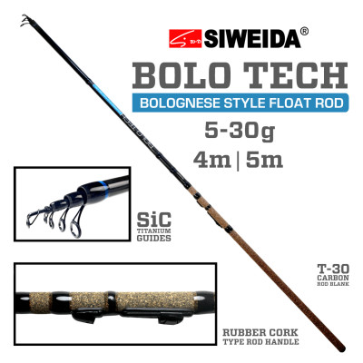 Удочка Siweida BOLO TECH 4,00 м, 5–30 г